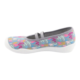 Chaussures pour enfants Befado 116Y261 bleu rose gris vert jaune 2