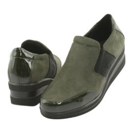 Chaussures compensées Sergio Leone 225 olive le noir vert 4