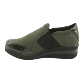 Chaussures compensées Sergio Leone 225 olive noir vert 2
