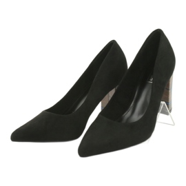 Escarpins en daim Filippo 1103 noir le noir 3
