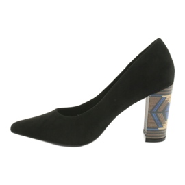 Escarpins en daim Filippo 1103 noir le noir 2