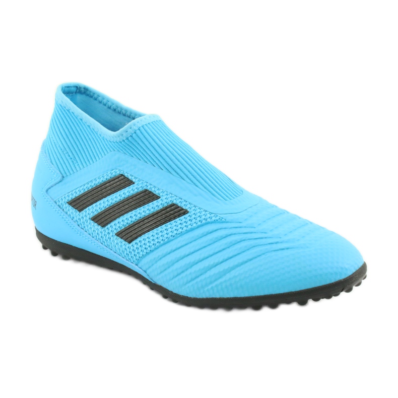 Chaussures de foot Adidas Predator 19.3 Ll Tf Jr EF9041 bleu 1