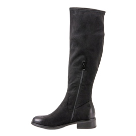 Bottines en daim VINCEZA le noir 7