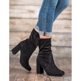 Super Mode Bottines à enfiler sur un poteau le noir 3