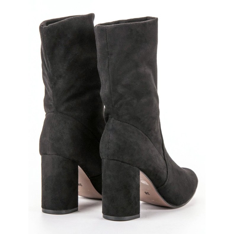 Super Mode Bottines à enfiler sur un poteau le noir 1