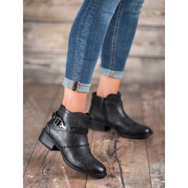 Groto Gogo Bottes avec boucle décorative noir 2