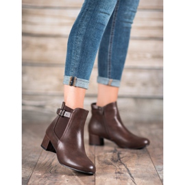 Small Swan Bottes à talons hauts brun 4