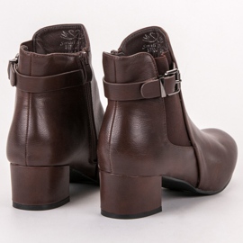 Small Swan Bottes à talons hauts brun 2
