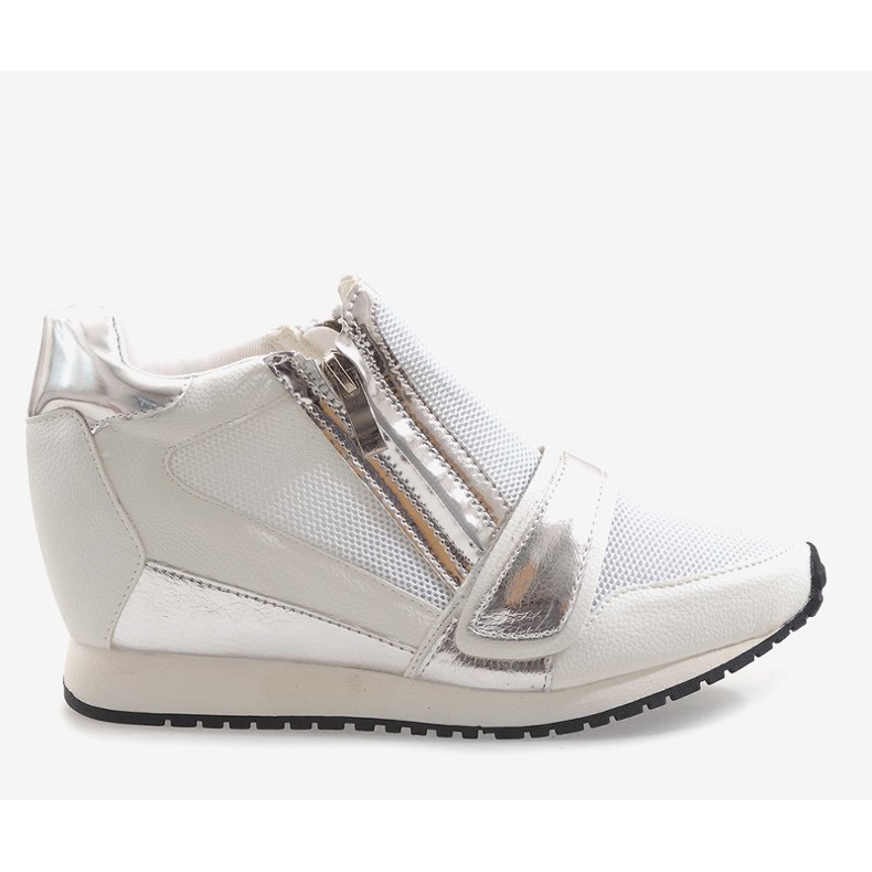 Baskets simples à la mode SK48 Blanc blanche 2