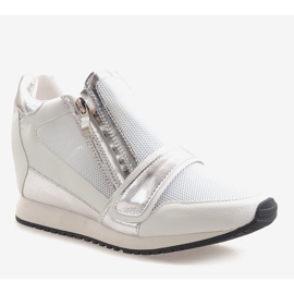 Baskets simples à la mode SK48 Blanc 1