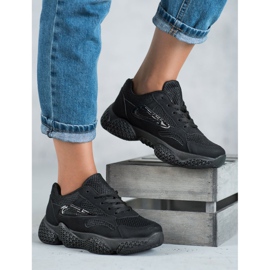 SHELOVET Chaussures de sport textiles le noir 1