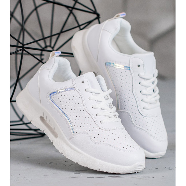 SHELOVET Chaussures de sport blanches 1 SHELOVET Chaussures de sport blanches 1