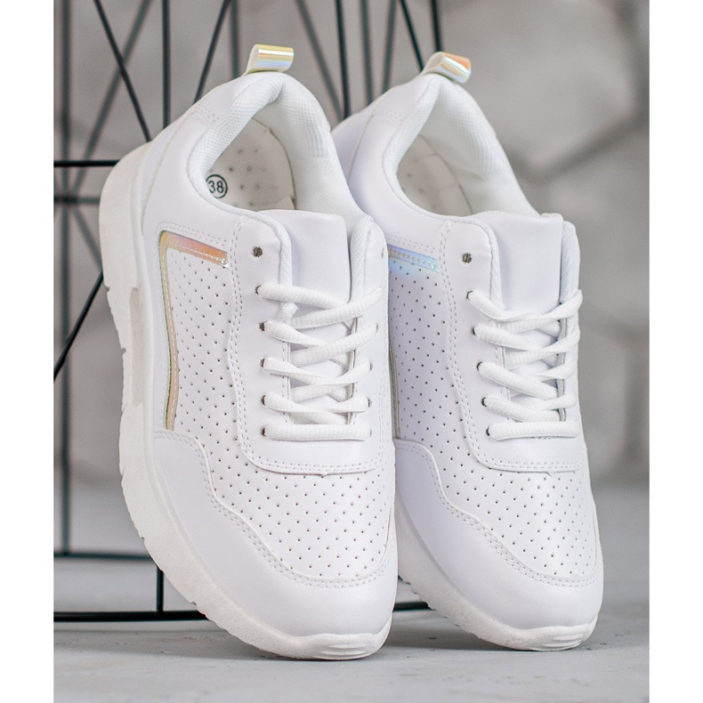 SHELOVET Chaussures de sport blanches 2