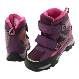 Bottes Velcro MtTrek avec membrane 18-501-011 violet rose gris 3 Bottes Velcro MtTrek avec membrane 18-501-011 violet rose gris 3