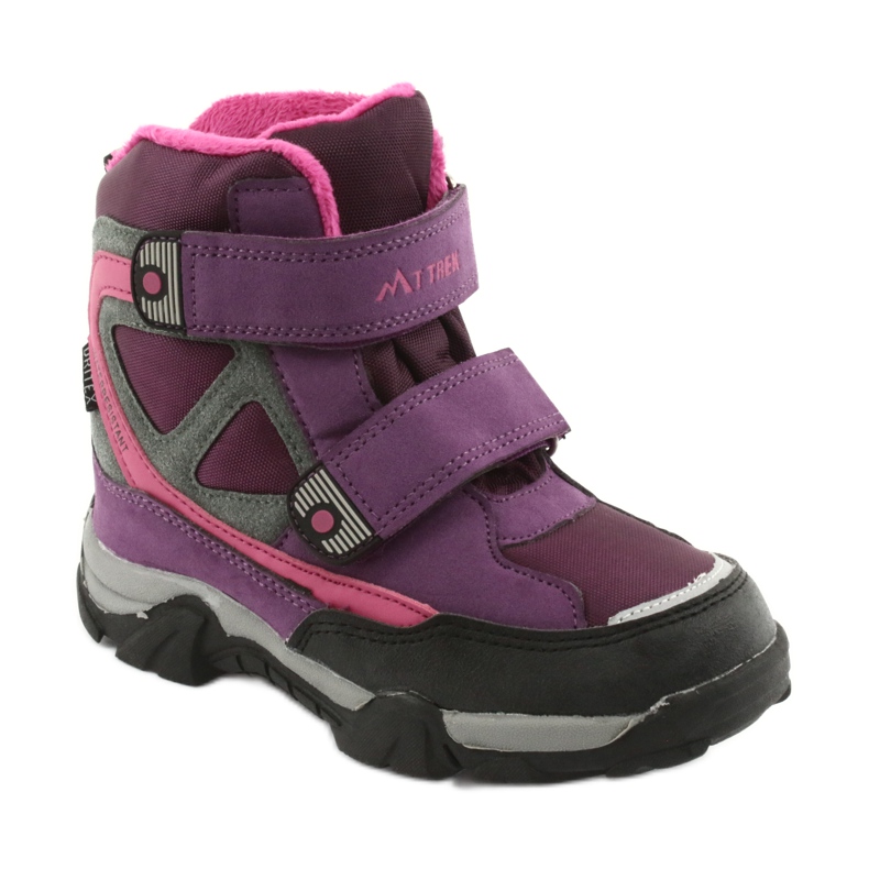 Bottes Velcro MtTrek avec membrane 18-501-011 violet rose gris 1 Bottes Velcro MtTrek avec membrane 18-501-011 violet rose gris 1