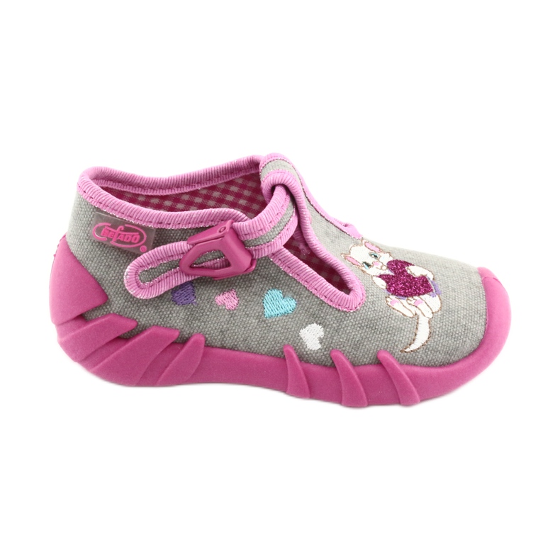 Chaussures pour enfants Befado 110P338 gris rose 1