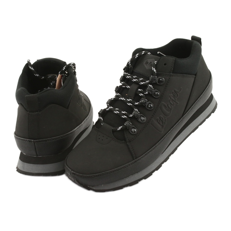 Chaussures d'hiver pour hommes Lee Cooper 19-20-011 noires le noir 3
