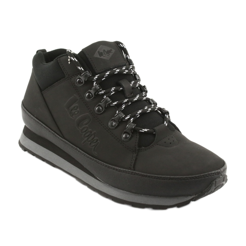 Chaussures d'hiver pour hommes Lee Cooper 19-20-011 noires le noir 1 Chaussures d'hiver pour hommes Lee Cooper 19-20-011 noires le noir 1