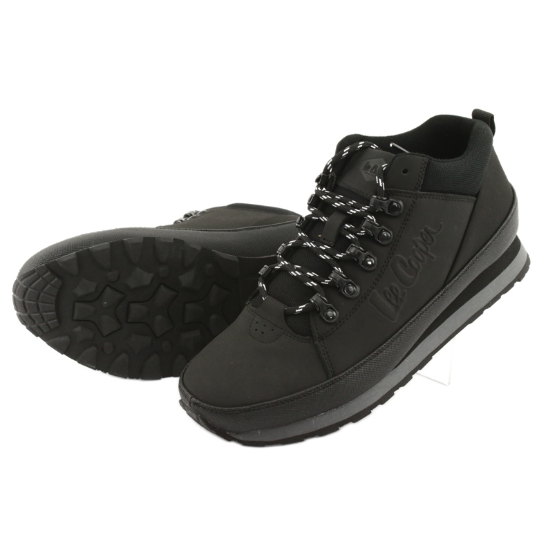 Chaussures d'hiver pour hommes Lee Cooper 19-20-011 noires le noir 4 Chaussures d'hiver pour hommes Lee Cooper 19-20-011 noires le noir 4