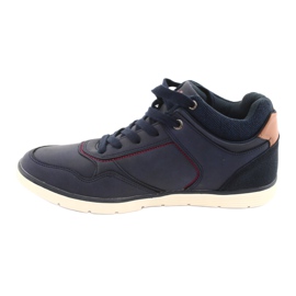 Chaussures homme Lee Cooper 19-29-032B bleu marine brun 2