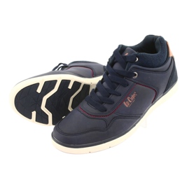 Chaussures homme Lee Cooper 19-29-032B bleu marine brun 5