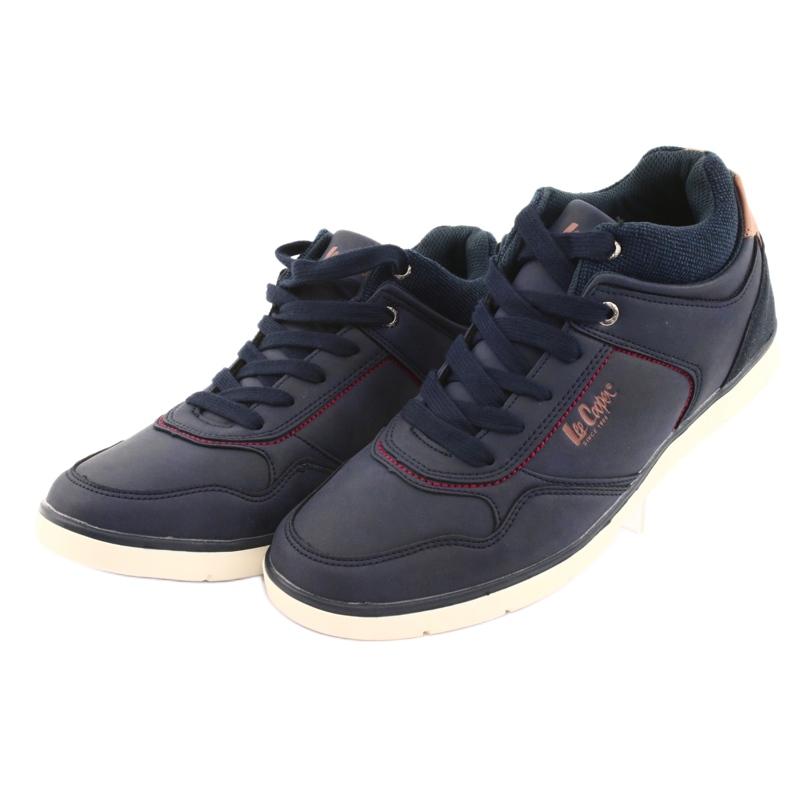 Chaussures homme Lee Cooper 19-29-032B bleu marine brun 3