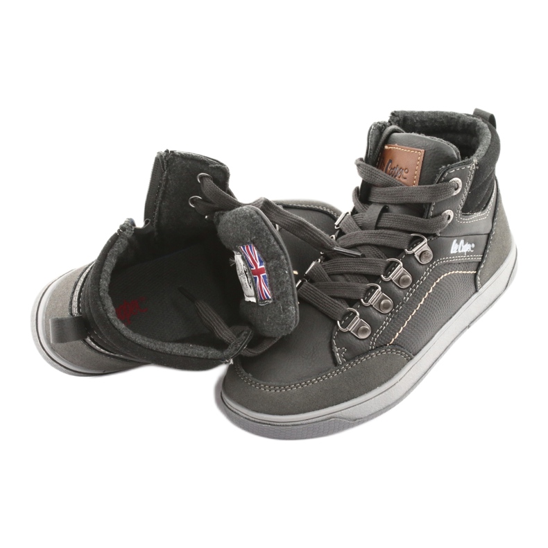 Lee Cooper Chaussures de sport élevé pour enfants 19-29-081 Gray gris 5