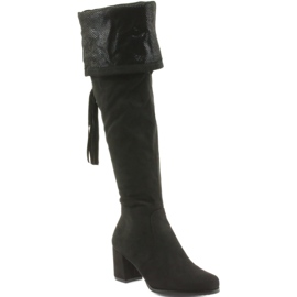 Bottines en daim noir Filippo 514 le noir 2