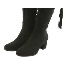 Bottines en daim noir Filippo 514 6