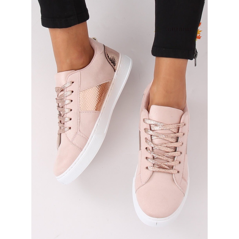 Baskets femme X93 Champagne roses 1