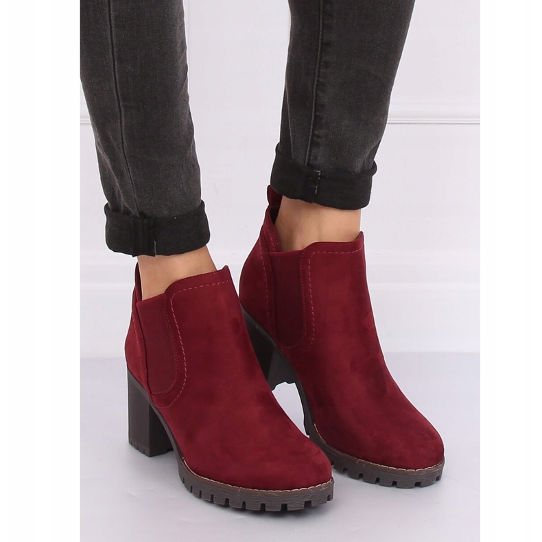 Maroon 8B879 Bottines Jodhpur vin rouge 2 Maroon 8B879 Bottines Jodhpur vin rouge 2