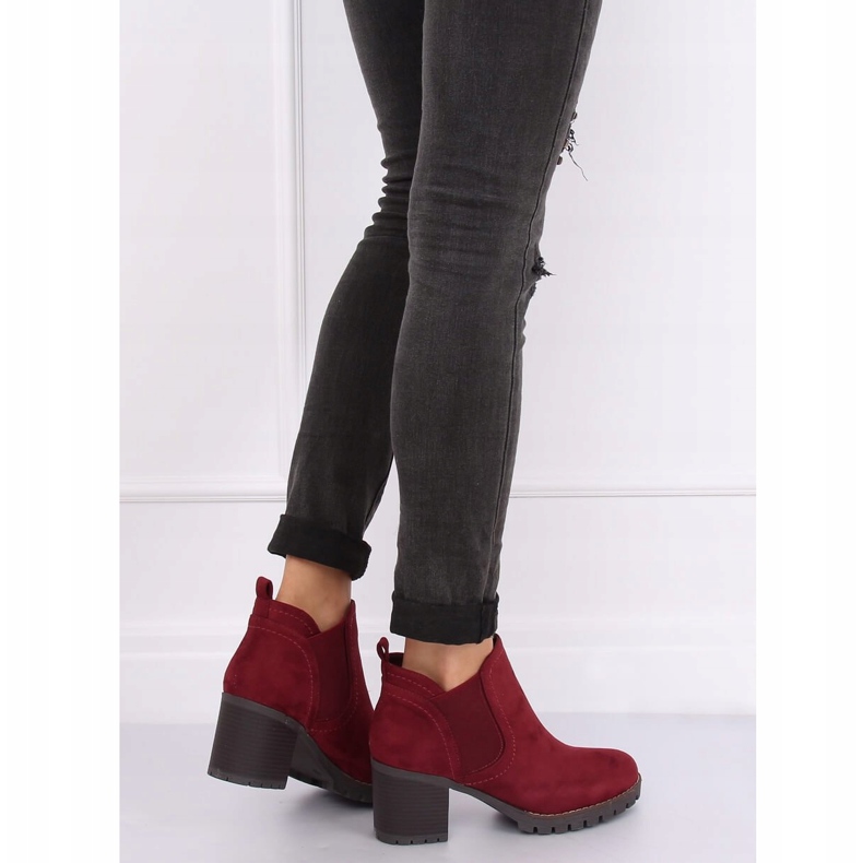 Maroon 8B879 Bottines Jodhpur vin rouge 1 Maroon 8B879 Bottines Jodhpur vin rouge 1