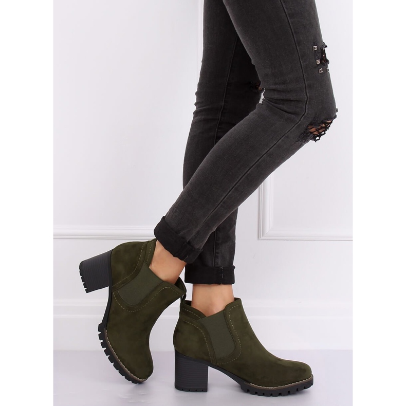 Bottes Jodhpur vertes vertes 8B879 Vert 1
