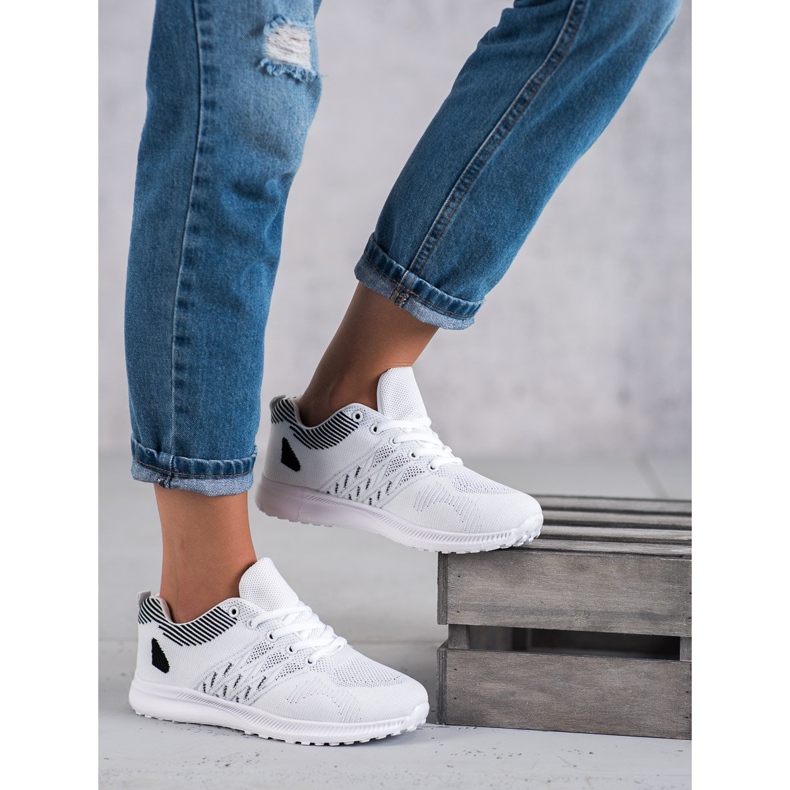 SHELOVET Chaussures de sport légères blanc 2