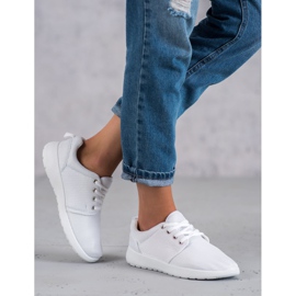SHELOVET Chaussures de sport textiles blanche 2 SHELOVET Chaussures de sport textiles blanche 2