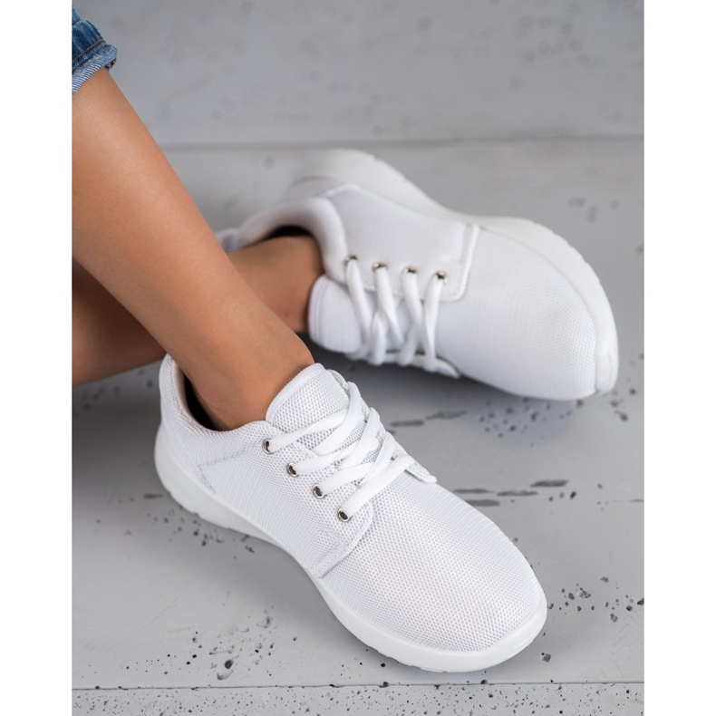 SHELOVET Chaussures de sport textiles blanc 1