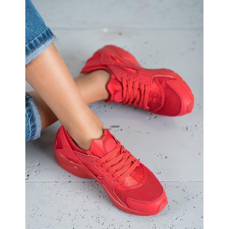 SHELOVET Chaussures de sport rouges 2