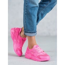 SHELOVET Chaussures de sport roses 2