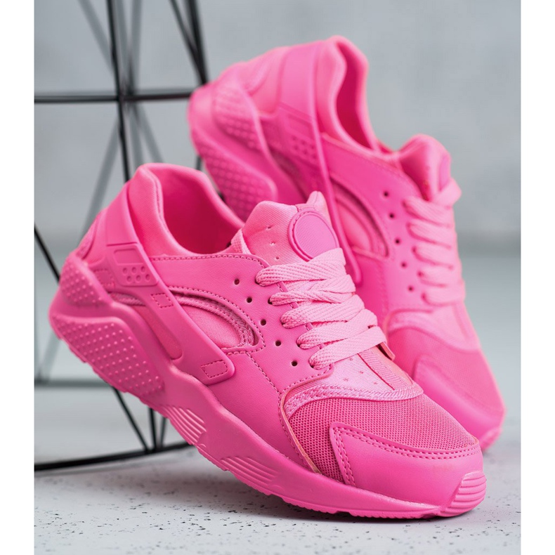 SHELOVET Chaussures de sport roses 1