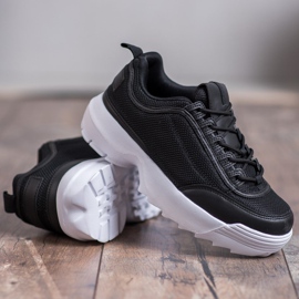 SHELOVET Chaussures de sport à la mode le noir 2