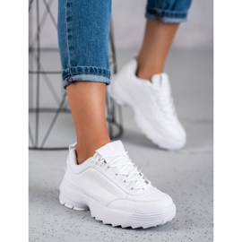 SHELOVET Chaussures de sport à la mode blanche 2