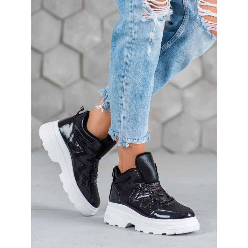 Seastar Baskets chaudes le noir 1