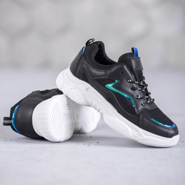 SHELOVET Chaussures de sport classiques noir 1