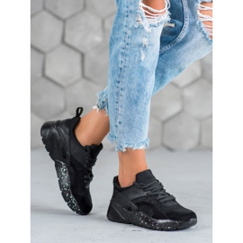 Muto Baskets Moro confortables le noir 1