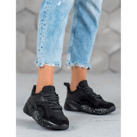 Muto Baskets Moro confortables le noir 2