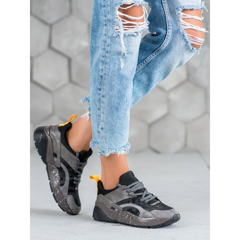 Muto Baskets Moro confortables gris 2