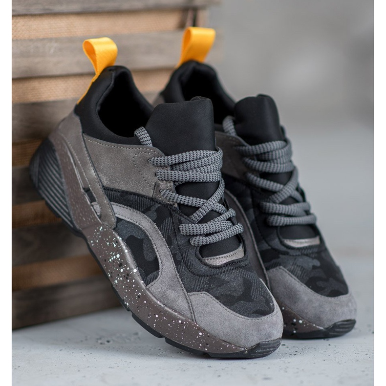 Muto Baskets Moro confortables gris 1