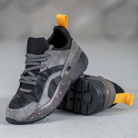 Muto Baskets Moro confortables gris 4