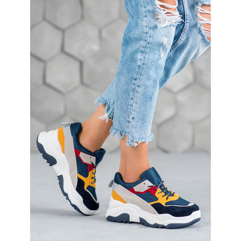 SHELOVET Baskets multicolores 1