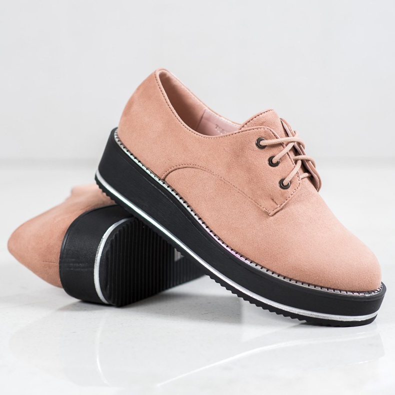 Forever Folie Chaussures sur la plate-forme rose 1